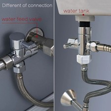 Handheld Bidet Toilet Sprayer Set Kit Stainless Steel Hand Shower Head Faucet 