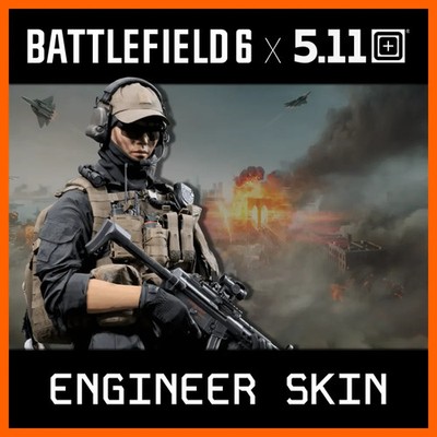 Battlefield 6 x 5.11 Field Tested Engineer Skin | CODE | GLOBAL | FAST