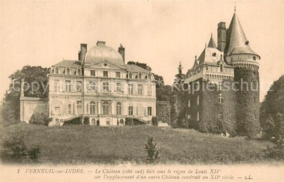Verneuil-sur-Indre Le Chateau bati sous le regne de Louis 