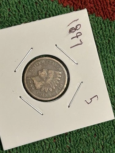 1897 Indian Head Small Cent Philadelphia BN Circulated Uncertified US Coin #5