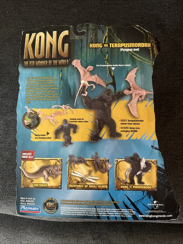 King Kong 8th Wonder KONG vs TERAPUSMORDAX PUNGENT-BATS Figure Set NEW In Box - Image 4 of 4