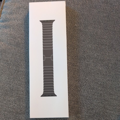 Brand NEW Original Apple Watch Slate Link Bracelet 42mm Slate USA - Zdjęcie 2 z 5