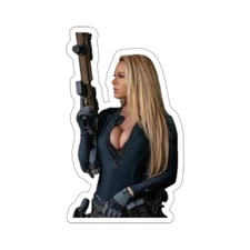 Sexy Girls With Guns Stickers Dangerous Hot Busty Vixen Specops Design Artwork