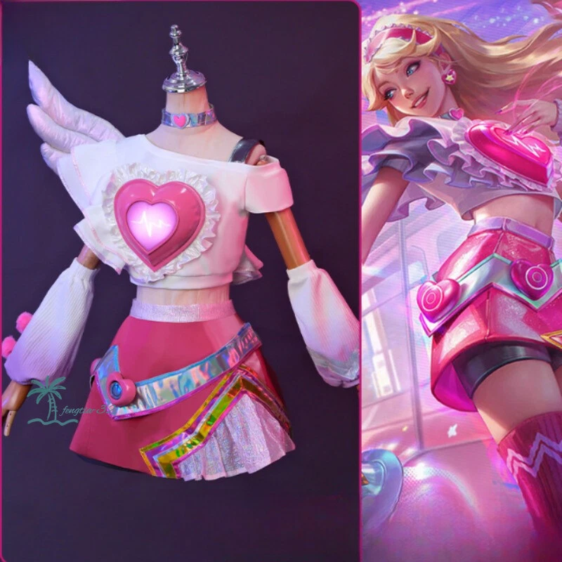 LOL League of Legends LACUS CLYNE Disfraz Juegos con disfraces Mujeres Halloween Juego de rol Foto 3 de 4