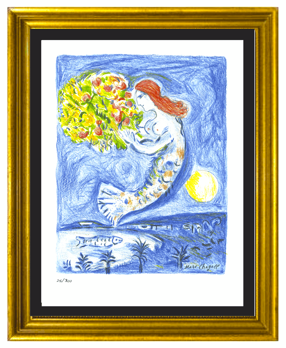 【中古】Marc Chagall ポスター 1960's Marc Chagall 