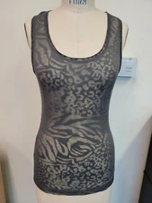 JUNIOR ANIMAL BURN OUT TANK TOP S-M-L-XL TOPPY-T ASPHALT 