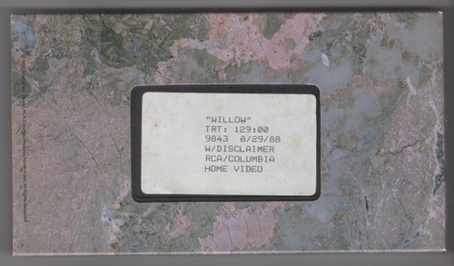 Willow (VHS Screener - Played Once!) Val Kilmer / Joanne Whalley / Kevin Pollak - Picture 2 of 2