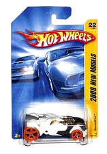 Hot Wheels 2008 New Models #22 Rocketfire White & Black w/ OH5SPs