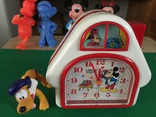 Vintage Walt Disney Mickey Mouse Wall Clock Lorus Quartz Japan NOT TESTED AS/IS