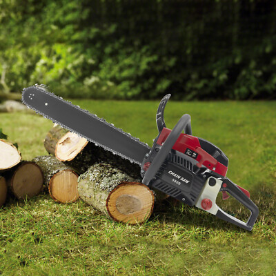 58CC 2Stroke Gas Chainsaw Gas Powered Chain Saw Portable 20'' Bar Cutting