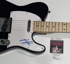 PETER HOOK SIGNED BLACK ELECTRIC GUITAR JOY DIVISION NEW ORDER JSA COA — photo 2