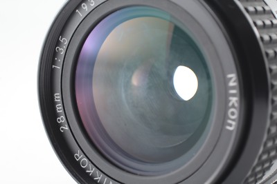 EXC+++!!】 Nikon Ai Nikkor 28mm f/ 3.5 Wide Angle MF Prime Lens