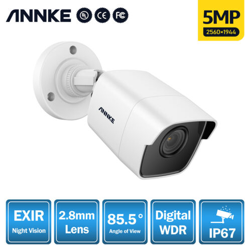 ANNKE 5MP Bullet Security Camera Outdoor IP67 IR Night Vision for CCTV Systems - Picture 1 of 12