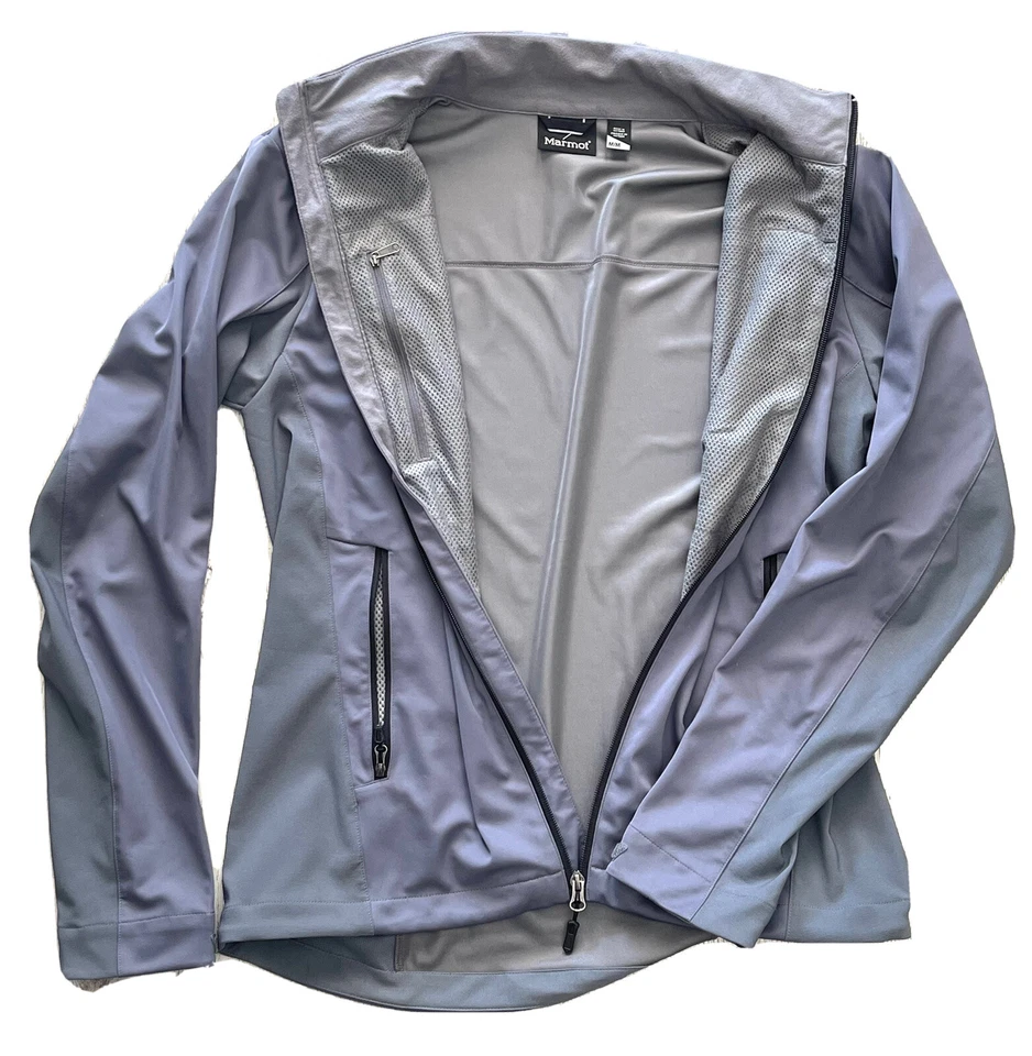 Chaqueta Marmot Gore Windstopper talla M azul gris Foto 2 de 4