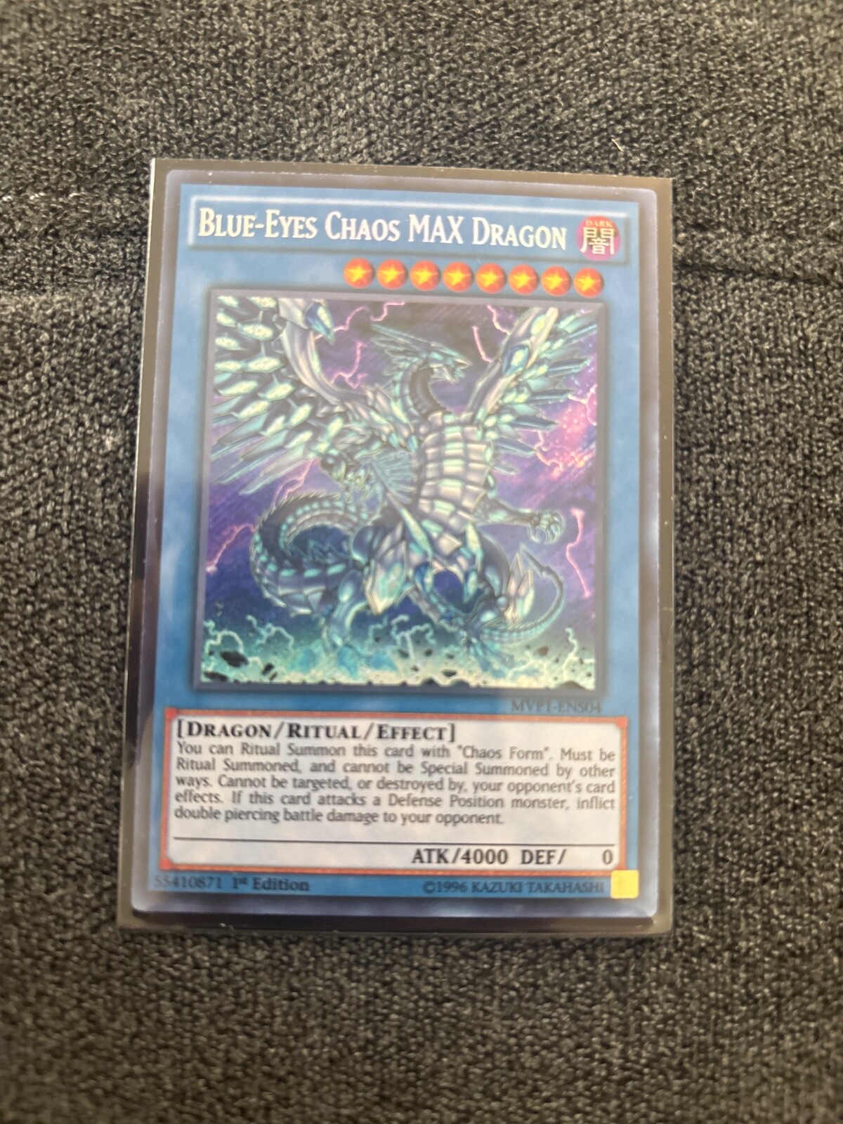 Blue-Eyes Chaos MAX Dragon MVP1-ENS04 The Dark Side of Dimensions Movie Pack...