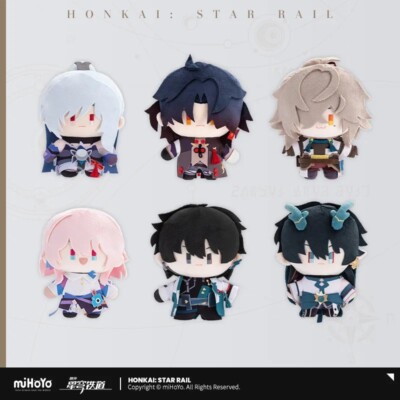 Official Honkai: Star Rail Dan Heng Jing Yuan Jingliu Plush Doll Toy Anime 15cm