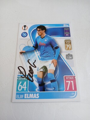 Trading Card Signed Eljif Elmas SSC Napoli NEW 