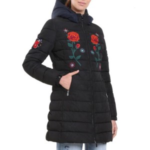 desigual black coat