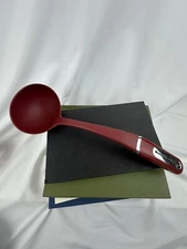KitchenAid Ladle Soup Server Large Oval Red Heat Resistant 14"