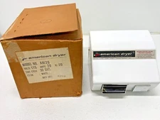 American Dryer AM20 White Hand Dryer 115V 20AMPS 60HZ 30 Sec Timed Cycle B7A