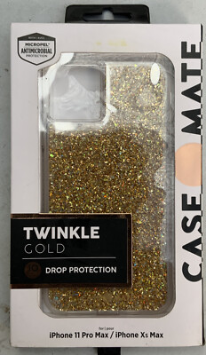   Case Mate Twinkle Gold Case for Apple iPhone 11 Pro Max / IPhone XS Max  