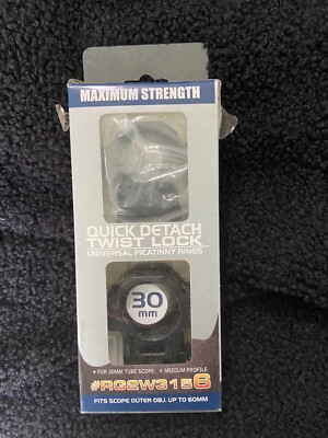 UTG Maximum Strength 30mm Medium Profile Matte RG2W3156