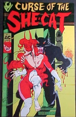 CURSE OF THE SHE CAT #1! VF- 1989 AC COMICS