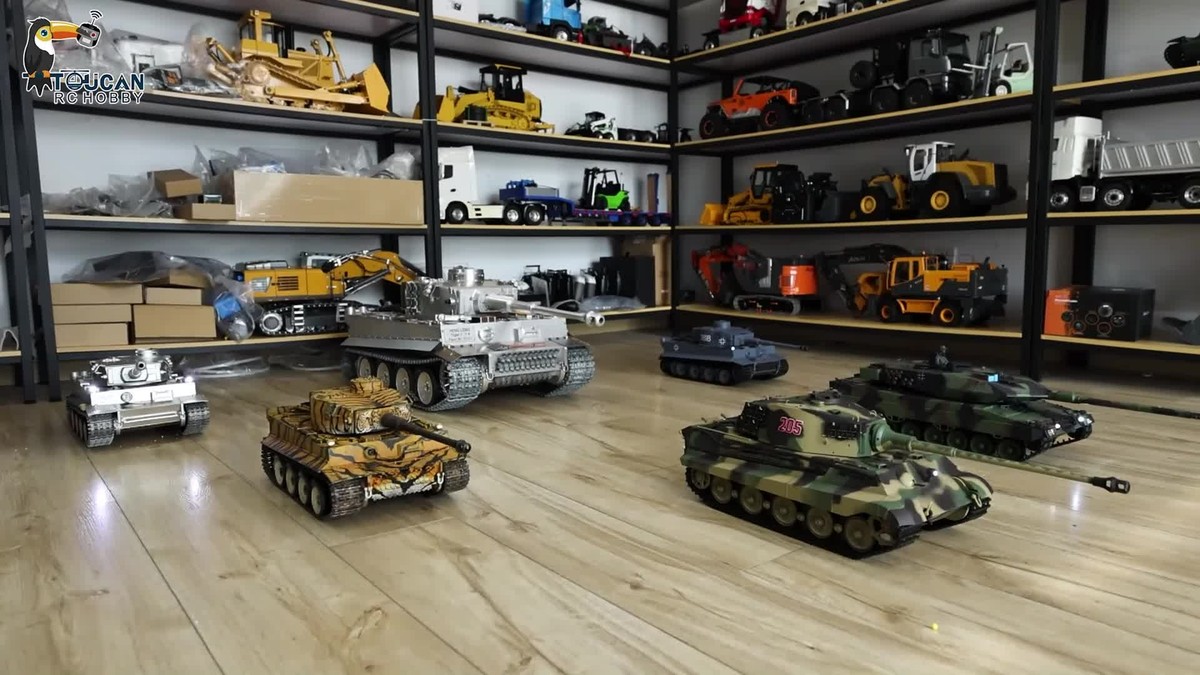 HengLong 1:8 Full Metal German Tiger I 3818 RTR RC Tank High