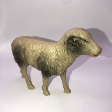 Vintage 4.5 Celluloid Ram Sheep Rattle Made in USA