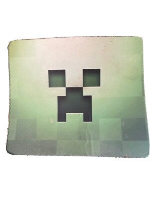 MINECRAFT CREEPER EDITION Computer Mouse Pad Rare Item Mint Condition