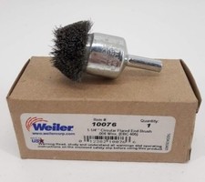 Weiler 10076, 1-1/4" Cirular Flared End Brush, ,006, (EBC-605)