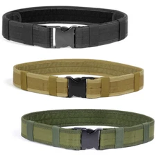 Tactical Military Belt Adjustable Buckle Downhill Belt Quick Release Gun Belt US