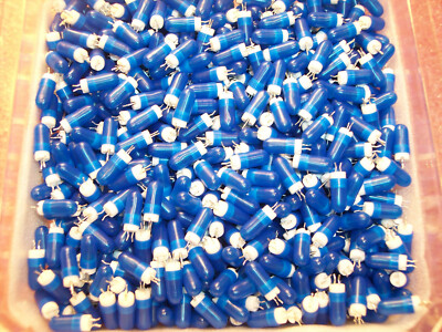 QTY (50)  OL4383BPI OSHINO T1-1/4 BLUE PC BOARD LAMP LEDS 14V 130mA C2-F ROHS