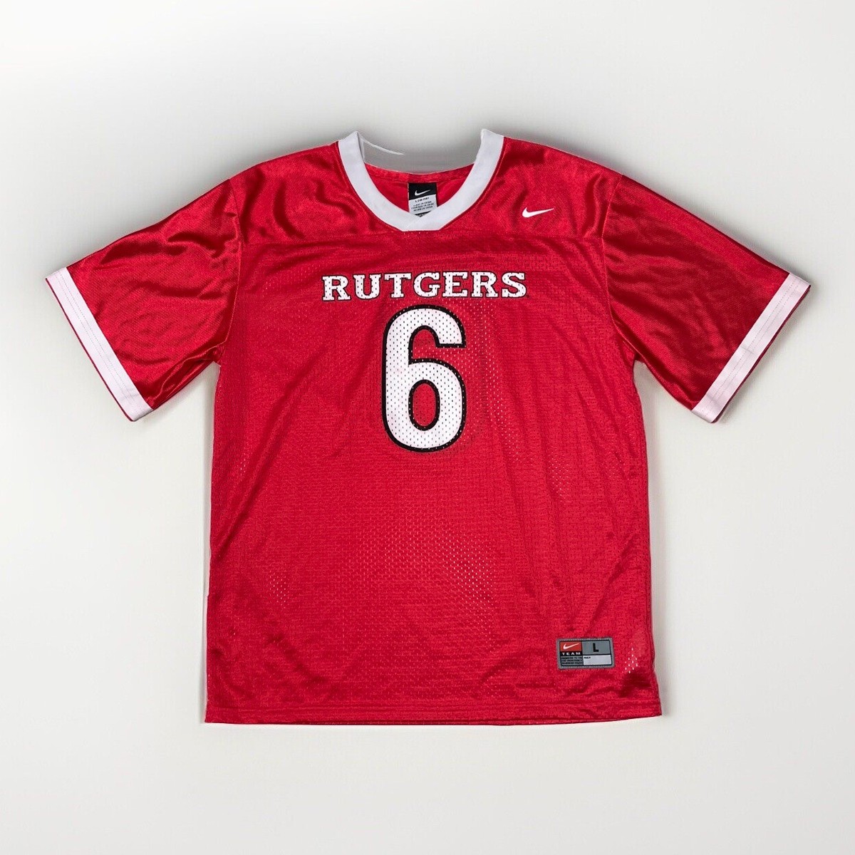 Nike Rutgers Scarlet Knights #6 Football NCAA Red Jersey Youth