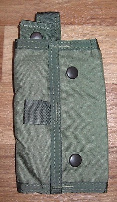 Paraclete 12 rd shotgun shell pouch elastic loop smoke green MOLLE pull down OD