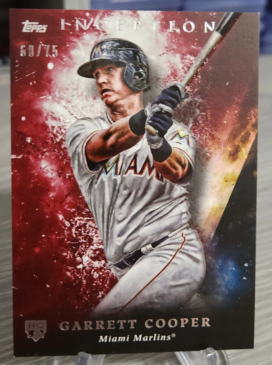 Garrett Cooper 2018 Topps Inception Red /75 Rookie #22 Miami Marlins RC
