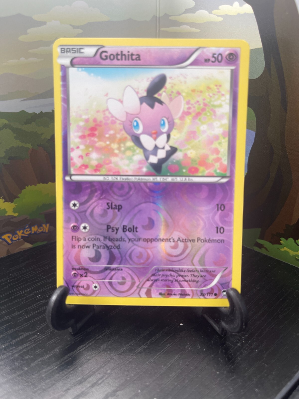 Gothita 39/111 - Furious Fists - Common - Reverse Holo - Pokemon Card TCG - LP