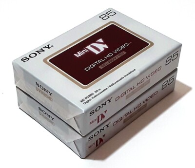 SONY Mini DVM 85 HD Digital Video Cassette Tape MADE in JAPAN Lot of 2