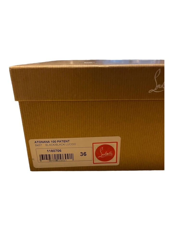 Christian Louboutin Caja de Zapatos Vacía 12.75”x11.25x4.75 Papel de Pañuelo de Almacenamiento Grande Foto 3 de 4