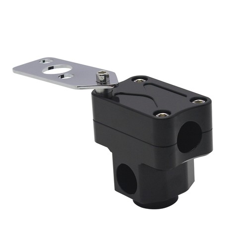 For Honda Ruckus Zoomer NPS50 Handlebar Riser Stand Clamp Aluminum Black 2003-12 - Picture 6 of 14