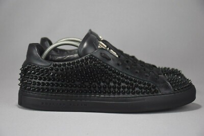 Footwear Black Studded Trainers Womens Nieten Turnschuhe Philipp Plein 78  Studded Spiked Trainers - Main Image
