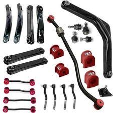 25PC Front/Rear Suspension Kit with Track Bar 1999-2004 Jeep Grand Cherokee