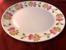 Richard Ginori Mondovi piatto portata ovale 35x30 cm  fiori mod paola