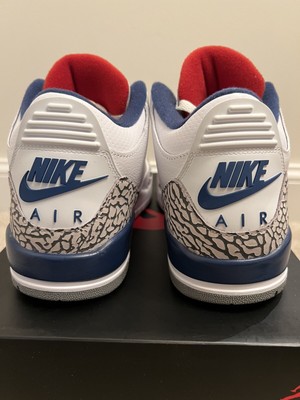 jordan 3 true blue size 7