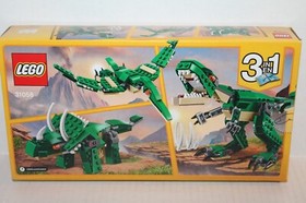 LEGO Creator 3 in 1 Mighty Dinosaurs Transforms from T-Rex to Triceratops NEW
