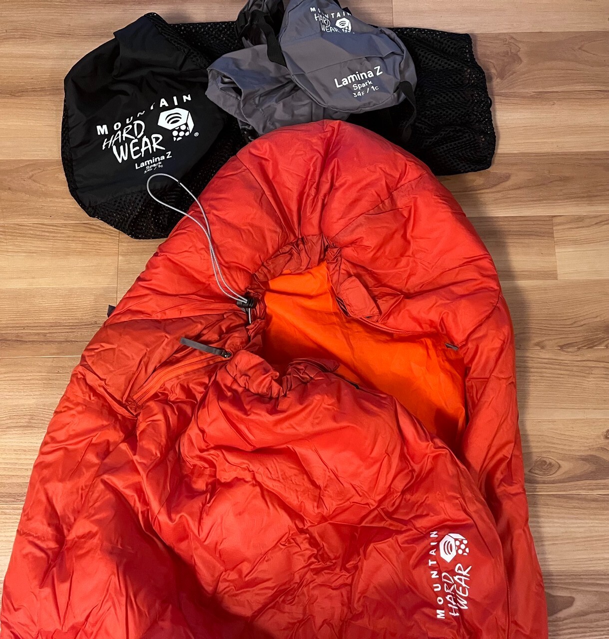 Mountain Hardwear Lamina Z Spark 34F/1C Sleeping Bag (Orange) eBay