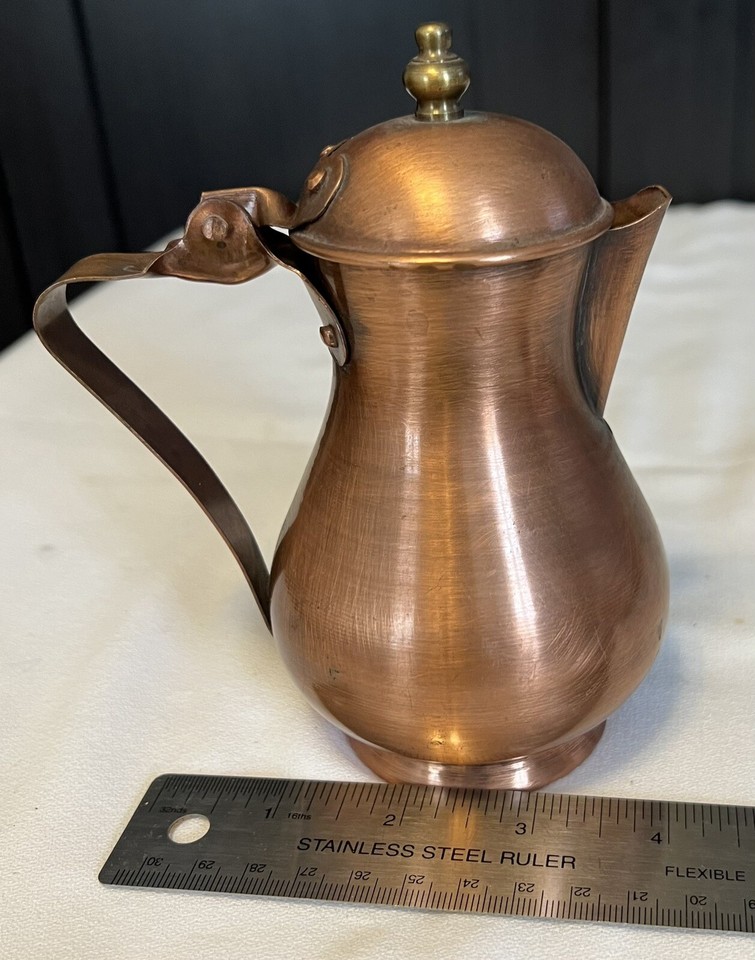 Small Gasperini Copper Coffee/Tea Pot Creamer Handmade in Italy. eBay