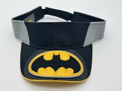Batman Cartoon Network Vtg Y2K TV Movie Promo Sun Visor SnapBack Sports Hat Cap