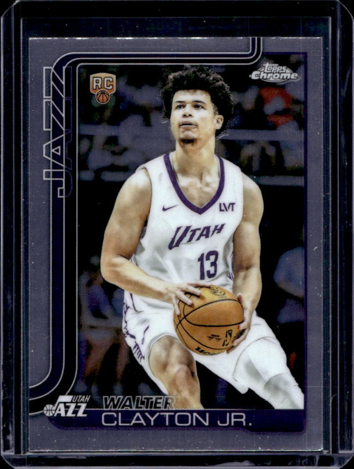 2025-26 Topps Chrome Walter Clayton Jr. RC Rookie #268 Jazz