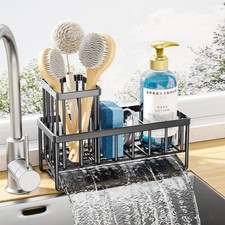 Sponge Holder for Kitchen Sink - Rustproof Stainless Steel Sink Caddy